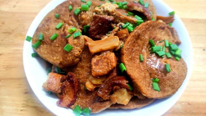 软糯多汁的红烧素鸡