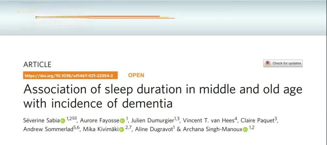 长期睡眠不足易致痴呆，10种睡眠问题需警惕