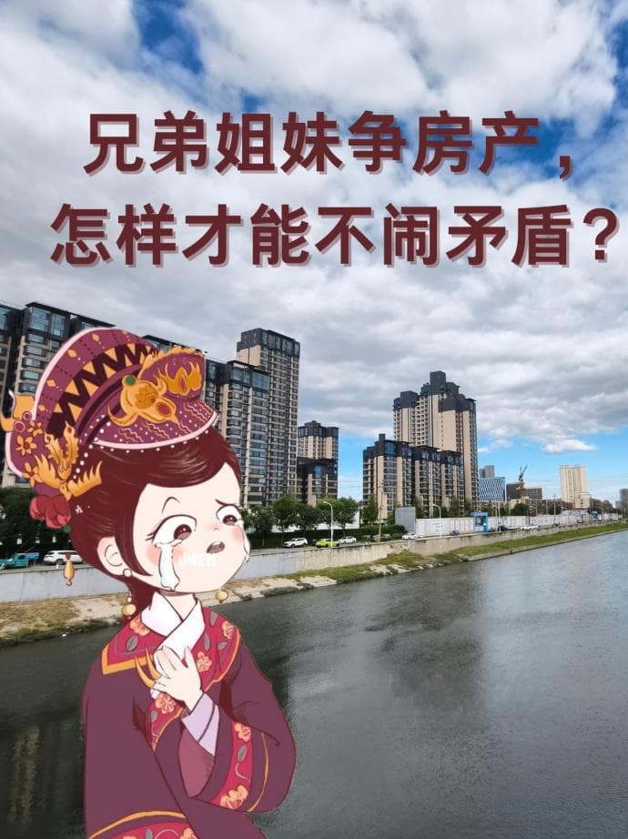 遗产继承纠纷中兄弟姐妹争房产，怎样才能不闹矛盾？