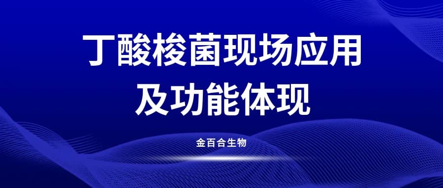 技术分享丨丁酸梭菌现场应用及功能体现