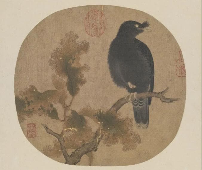 宋代绘画中的博物之美：从《秋树鸜鹆图》到《红蓼水禽图》