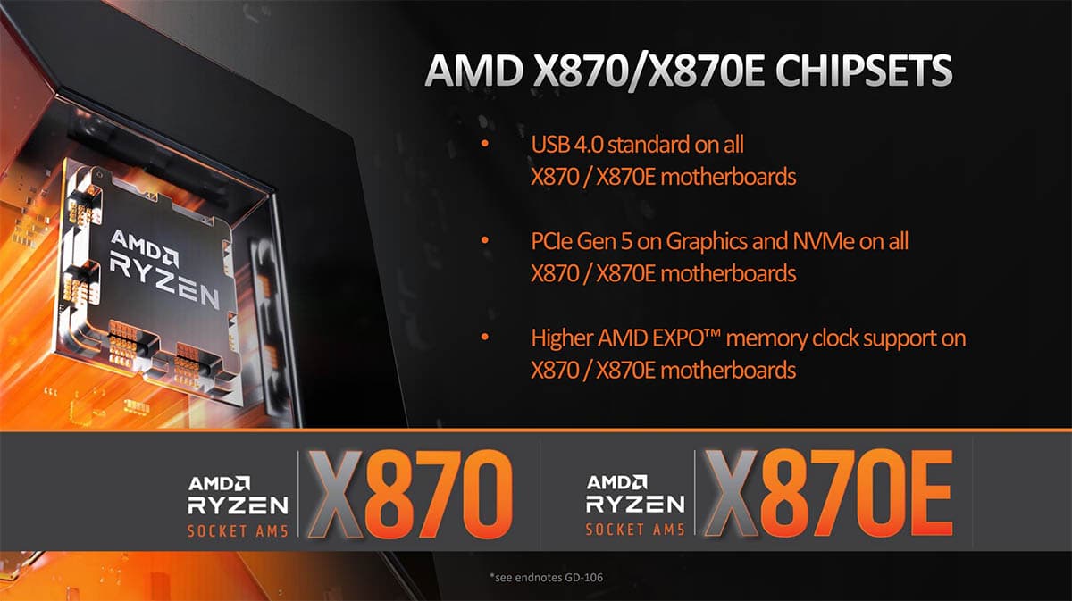 AMD 800系主板规格一览：X870其实就是配了USB4的B650E