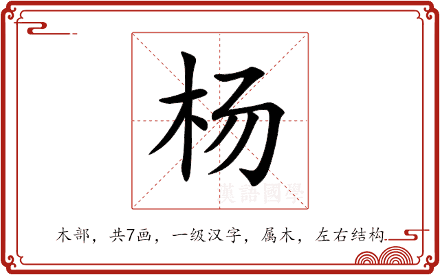 杨字的详细解释：从字形到字义的演变