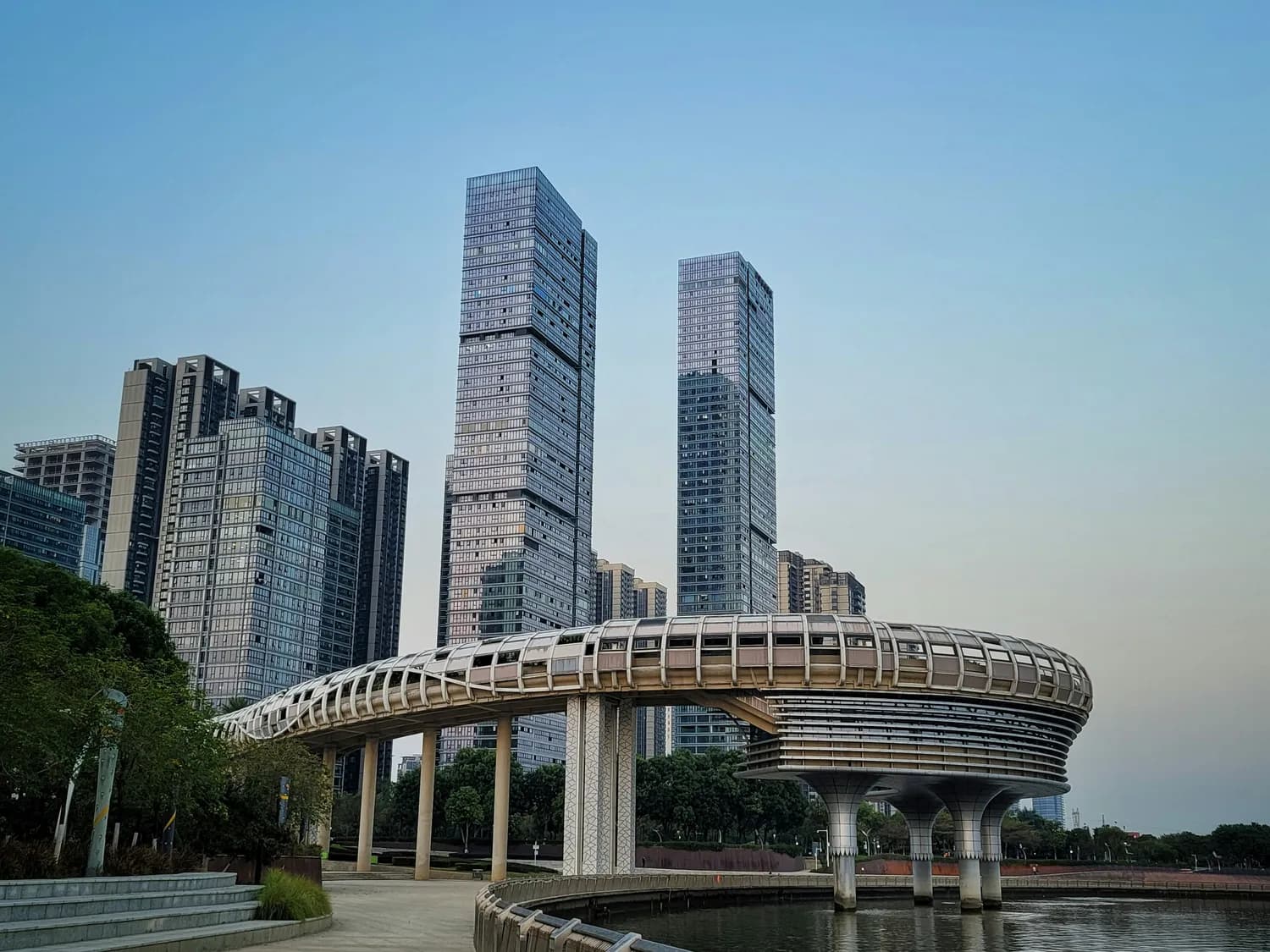 五岔子大桥带你玩转江滩公园
