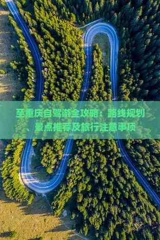 华中至重庆自驾全攻略：路线规划、景点推荐及旅行注意事项