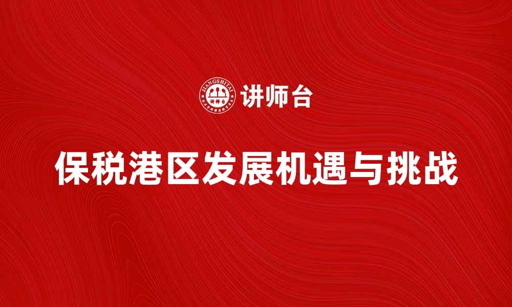 保税港区的发展机遇与挑战分析