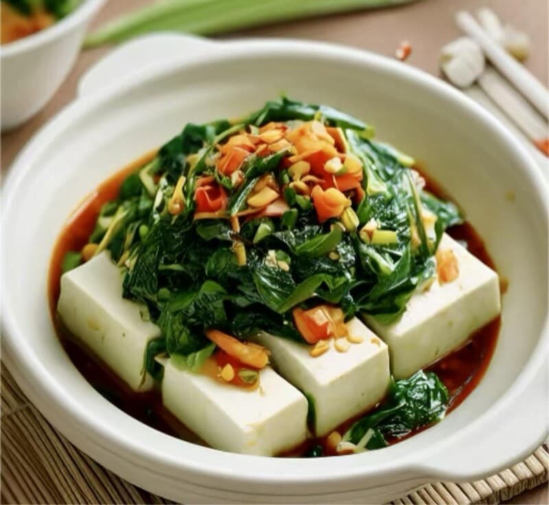 菠菜/茼蒿拌豆腐：吸油率高达80%！根本肠道清洁神器，美味做法赶紧学起来