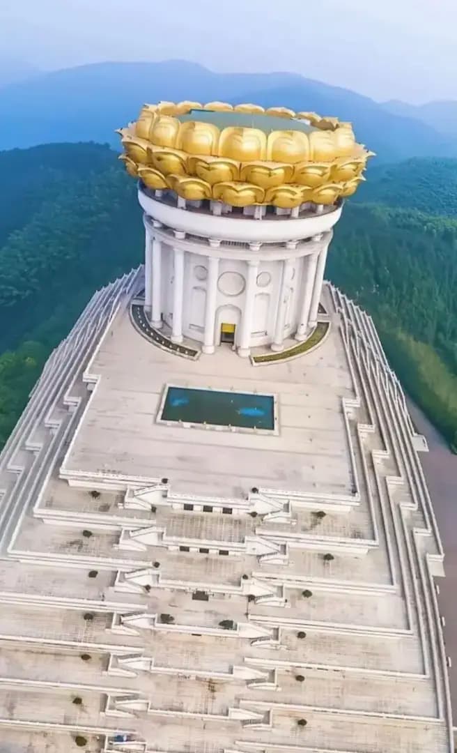 绍兴兜率宫景区：会稽山上的佛教文化瑰宝
