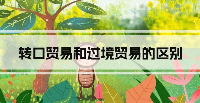 转口贸易和过境贸易的区别