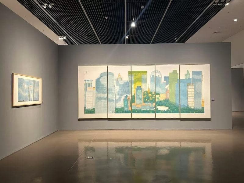 搭建一座笔墨之城：上海美院探寻“城市山水”学脉