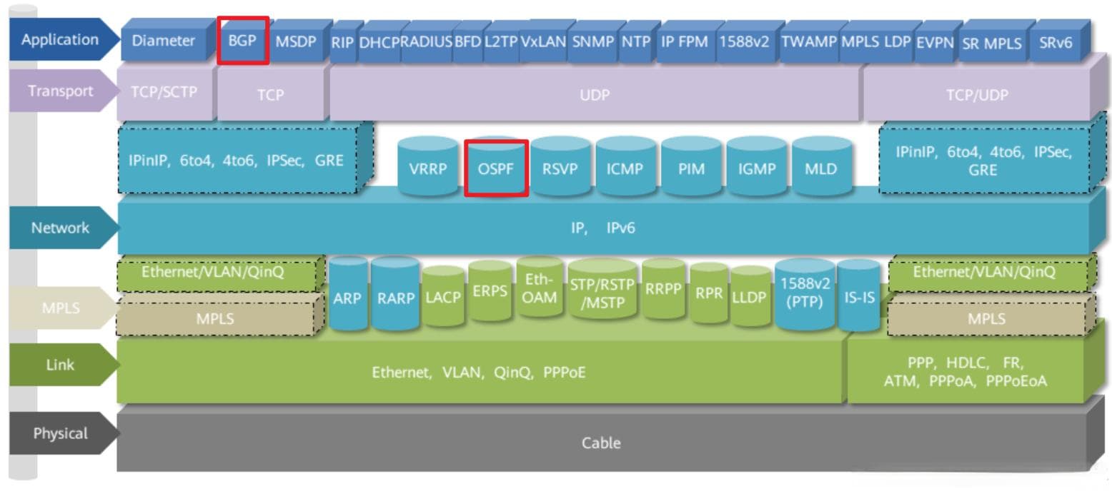OSPF与BGP深层次详细对比