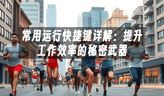 常用运行快捷键详解：提升工作效率的秘密武器