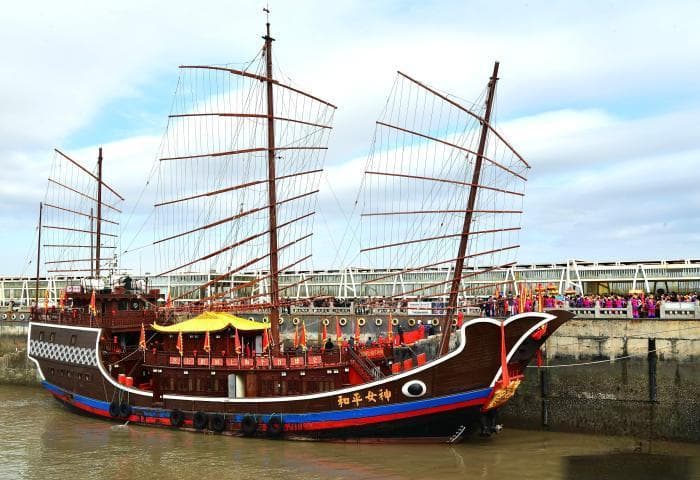 “重走海丝路之遇见妈祖”活动在福建湄洲岛启动