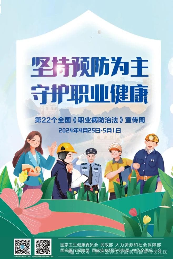 《职业病防治法》宣传周 |  坚持预防为主，守护职业健康