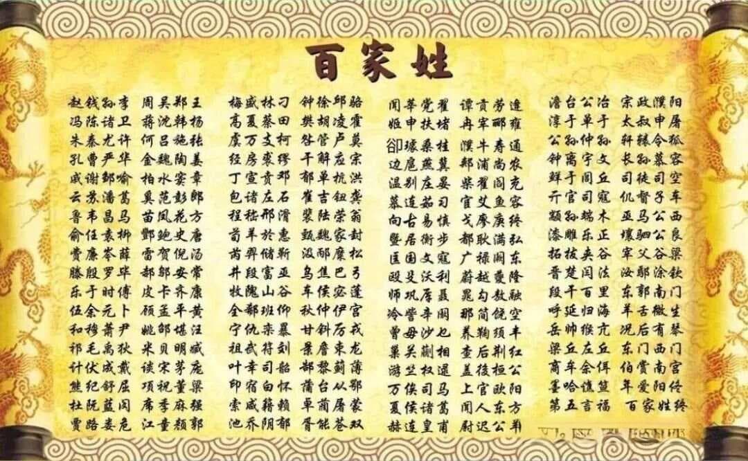 中国古代罕见复姓：屠门、饕餮、刕、成功