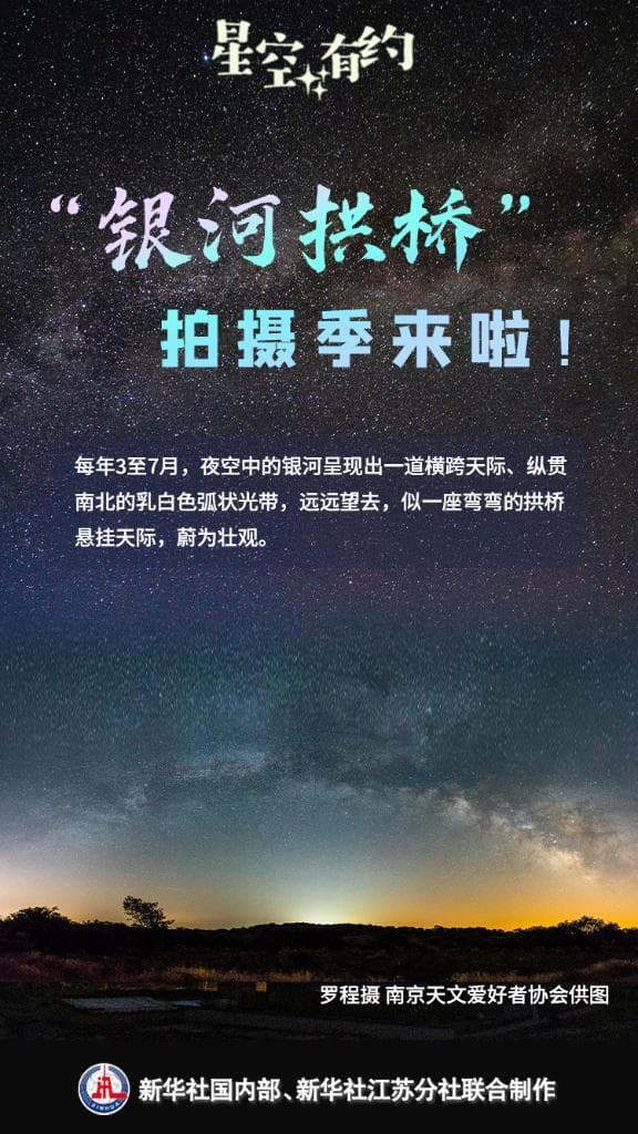 星空有约丨3月迎来“银河拱桥”拍摄季