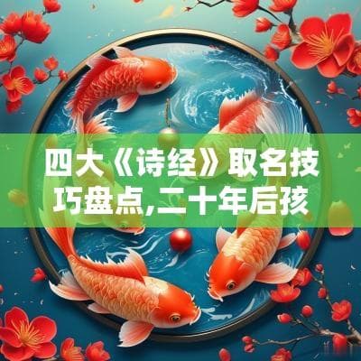 四大《诗经》取名技巧盘点，二十年后孩子会感谢你给的好名！