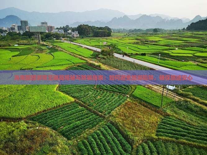 海南跟团游常见骗局揭秘与防骗指南：如何避免旅游陷阱，确保旅途安心