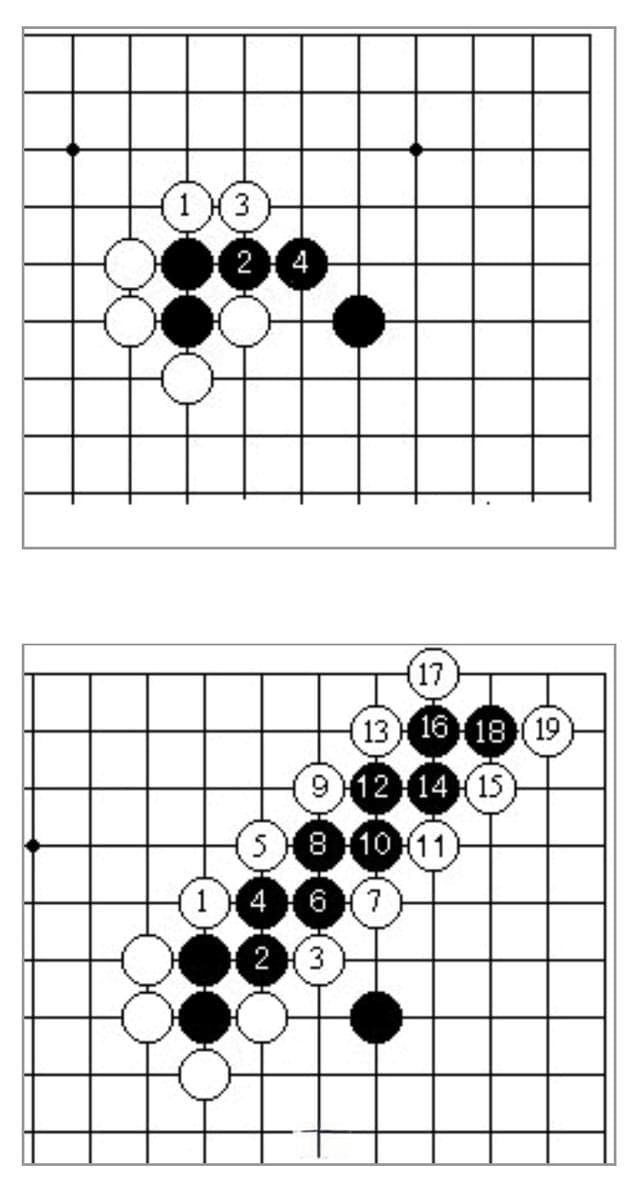 围棋规则新手图解：吃子手段