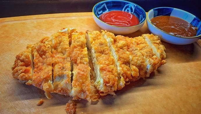 咔咔酥香炸鸡排｜私家蘸料｜超级详细