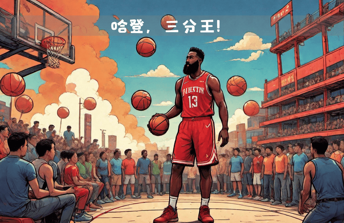 哈登缔造历史：让后撤步三分成为经典，升至历史三分榜第二位