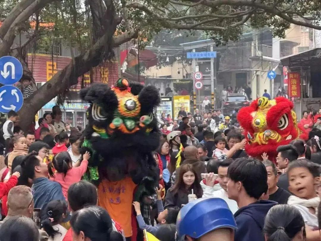人从众叕！钟村康公诞推陈出新，巡游大秀“嗨”翻番禺
