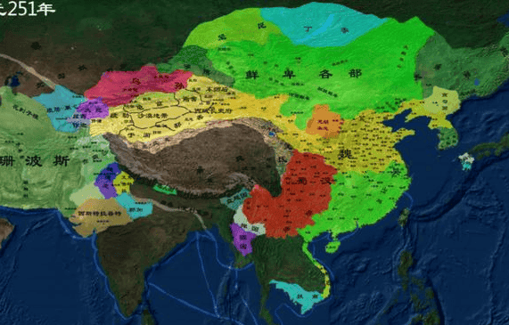 中国历代疆域变化图：从西汉到东汉的领土变迁