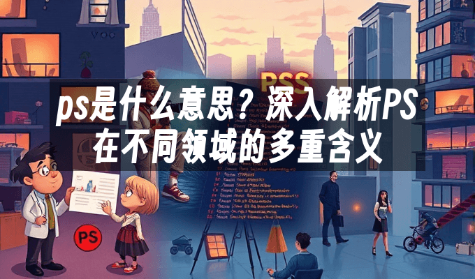 PS是什么意思？深入解析PS在不同领域的多重含义