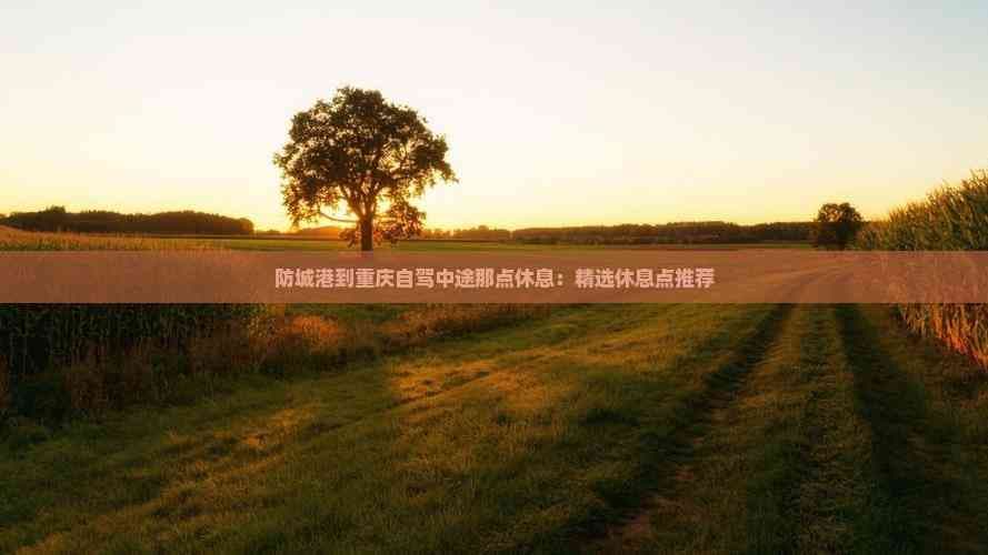 防城港到重庆自驾中途那点休息：精选休息点推荐