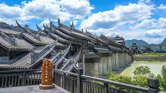 濯水风雨廊桥，从商道古桥到"天下第一"，见证重庆的历史脉络