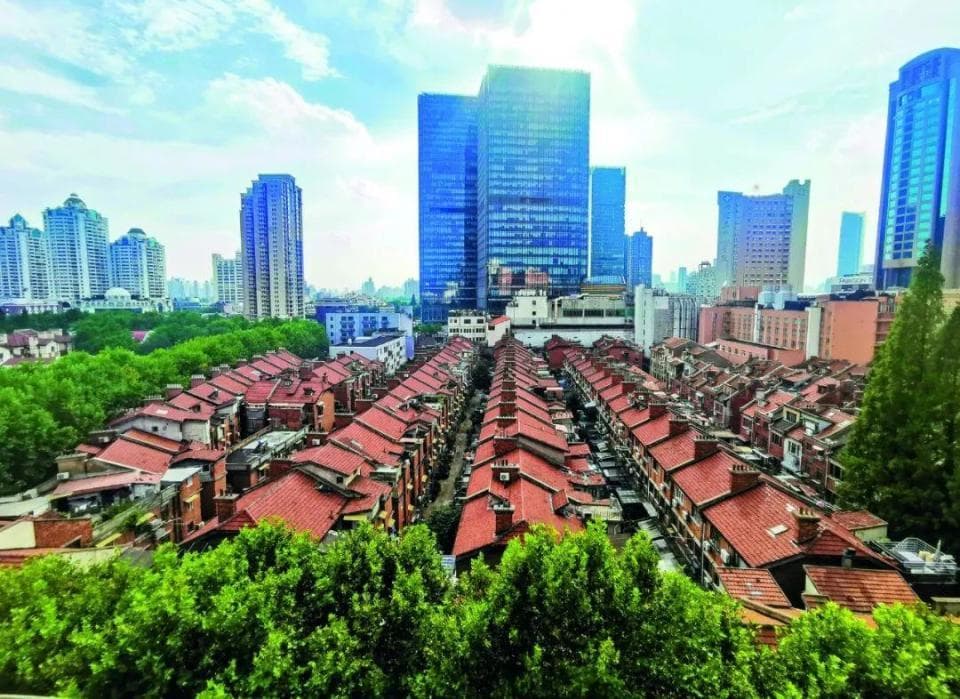 上海黄浦区大力推进旧改，弄堂老房焕然一新