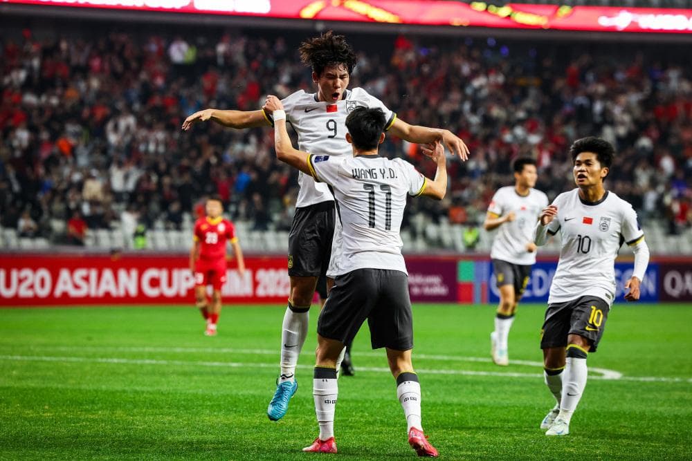 U20亚洲杯：国青提前出线，末轮战澳大利亚争小组头名