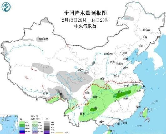 短暂放晴！南方降水频繁！川渝黔湘及桂北等地未来雨日或有5-6天