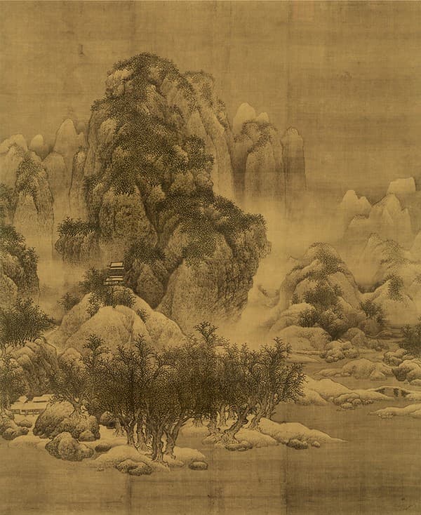 范宽《雪景寒林图轴》：北宋山水画的稀世珍品