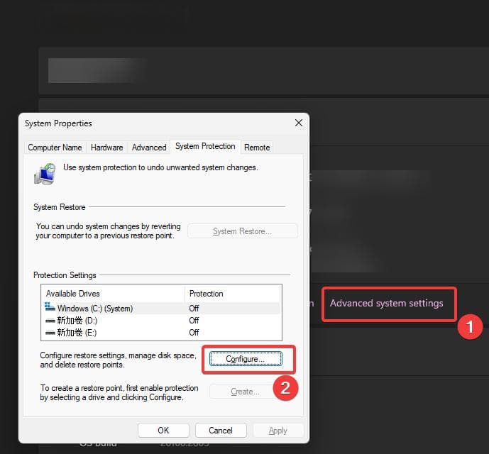 Win11创建系统还原点及恢复,win11恢复系统的方法