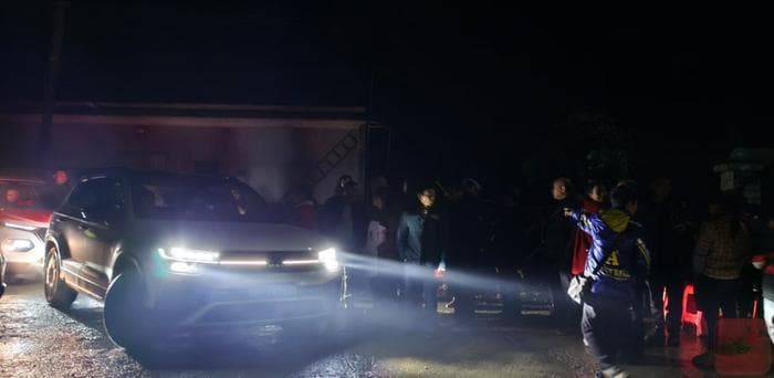 宜宾筠连山体滑坡现场视频 救援正在进行
