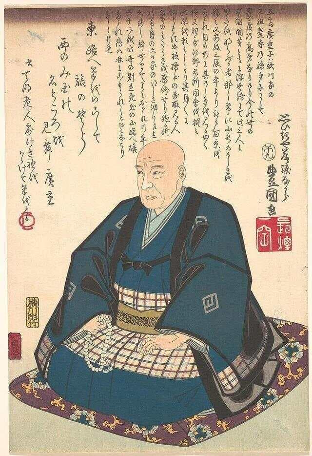 歌川广重的双重创新：截取式构图与“广重蓝”的艺术革命