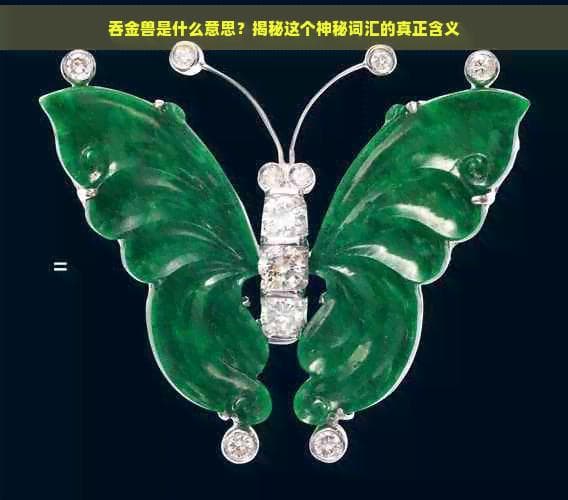吞金兽是什么意思？揭秘这个神秘词汇的真正含义