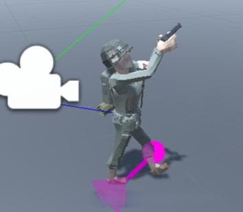 Unity 第三人称射击游戏视角控制与武器瞄准