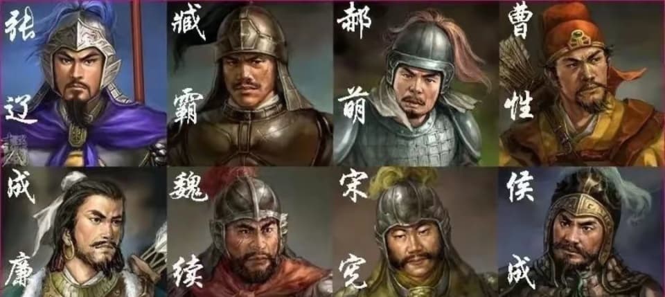 吕布麾下“八健将”，除了张辽之外，还有高手吗？