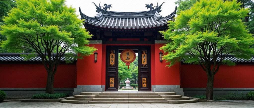 深度解析“千金门楼四两屋”：门楼与门路的风水讲究