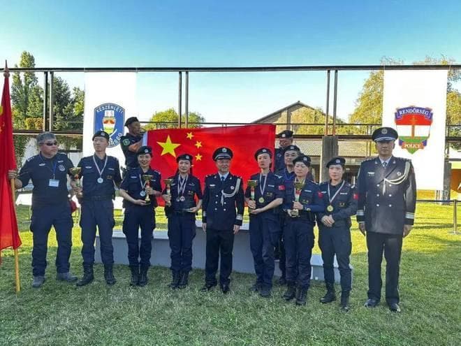 中国警察闪耀第二届世界警察手枪射击比赛