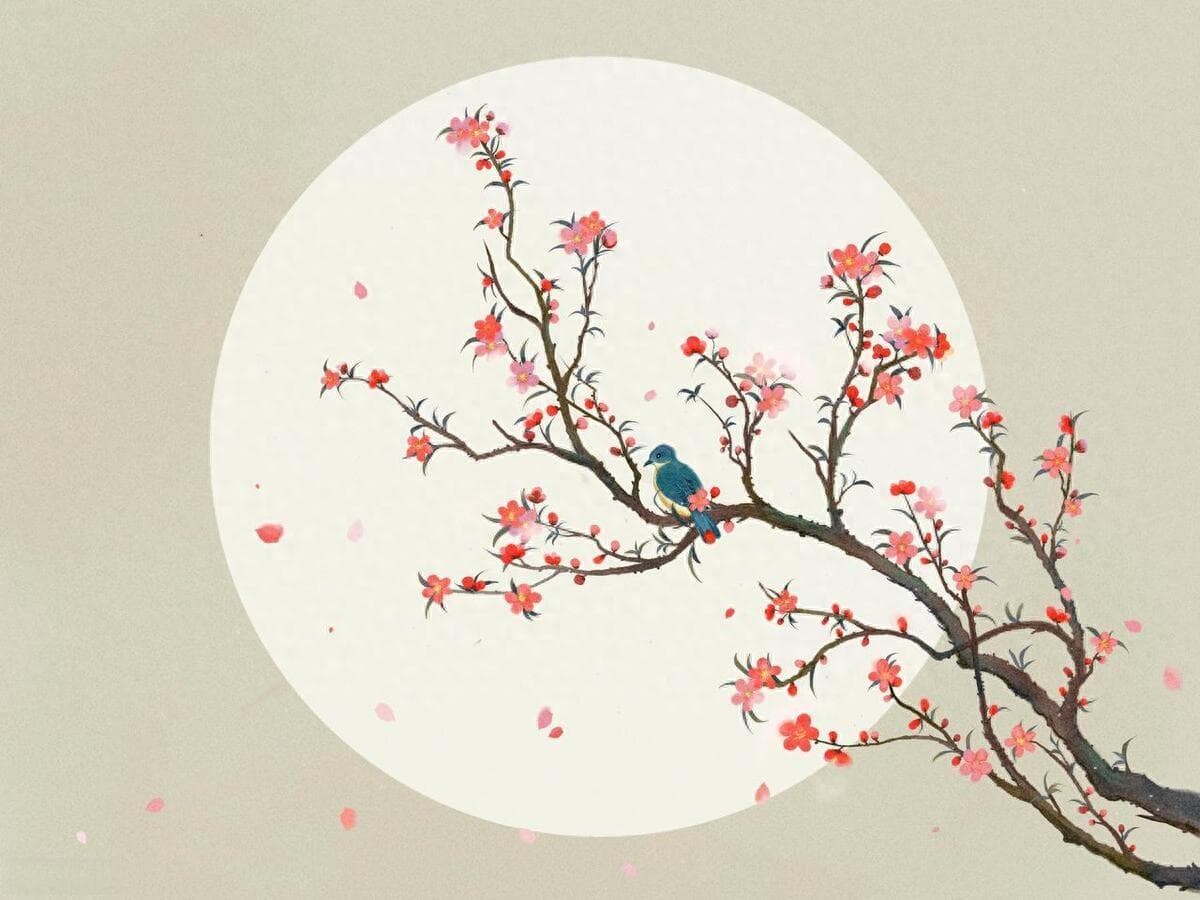 四首桃花诗，意境绝美