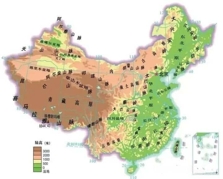 地理 | 中国的河流湖泊（附地图）