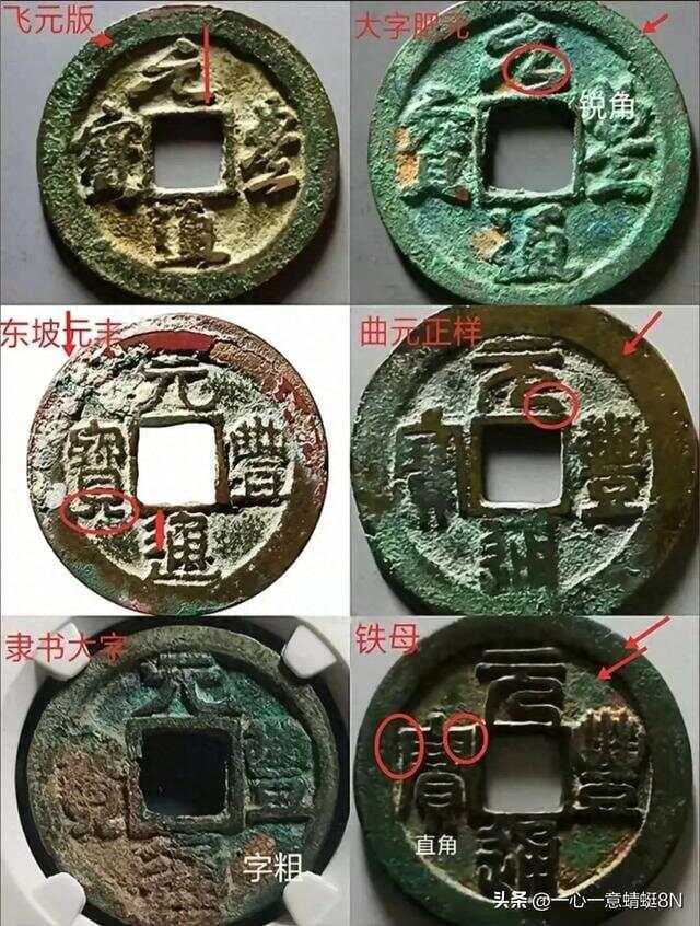 手把手教你如何鉴别“元丰通宝”的各种版别，不要再被骗了！
