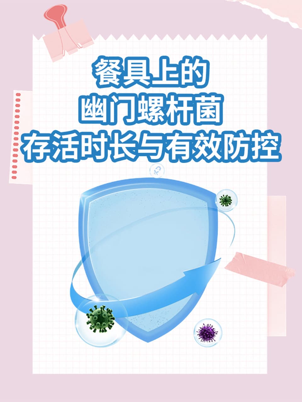 餐具上的幽门螺杆菌：存活时长与有效防控