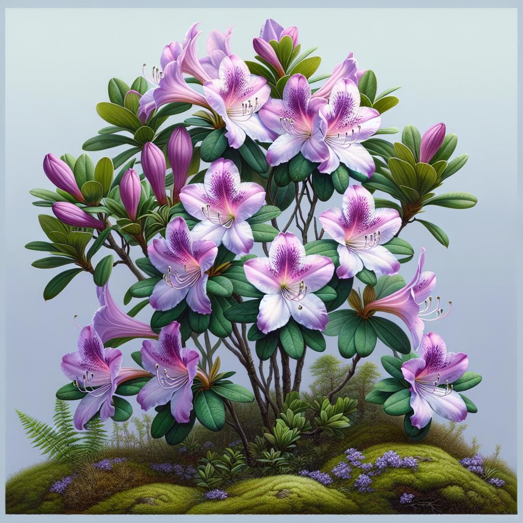 百合花杜鹃：优雅与清新的完美结合