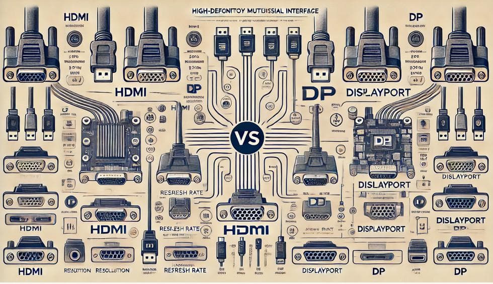 HDMI vs DP：高清连接线哪种更好？