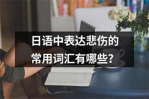 日语中表达悲伤的常用词汇有哪些？