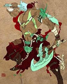 中国古代神话传说人物：刑天